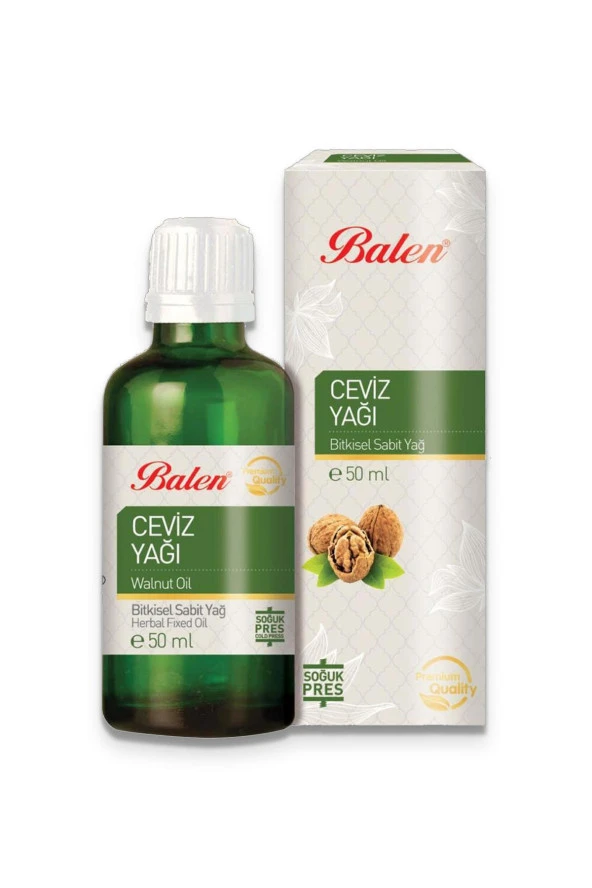 Balen Ceviz Yağı Soğuk Pres 50 ml 3 Adet - Resim 2