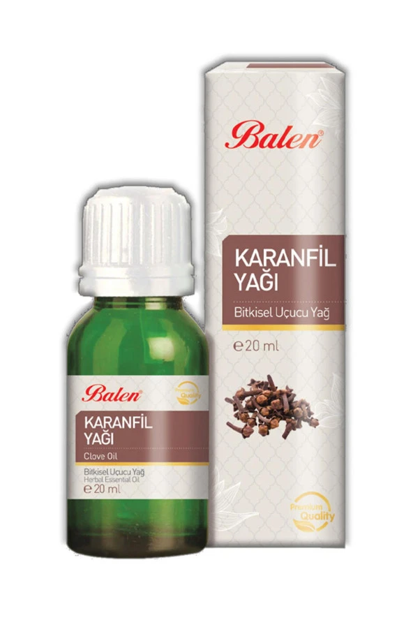 Balen Karanfil Yağı Distilasyon 20 ml 3 Adet - Resim 2