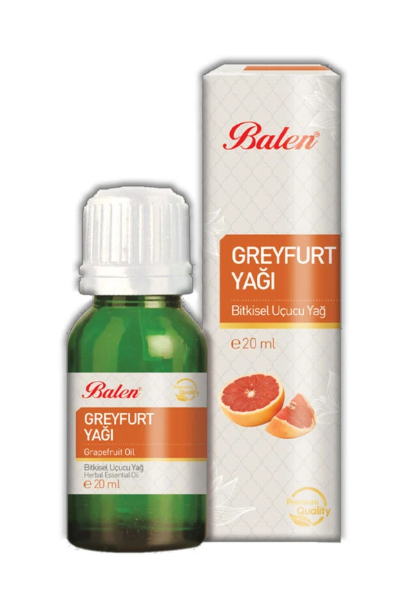 Balen Greyfurt Yağı (Distilasyon) 20 ml