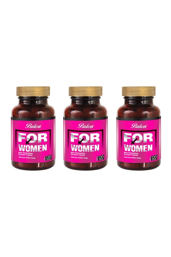 Balen For Women Bitki Karışımı 620 mg 120 Kapsül x 3 Adet ürün görseli 1