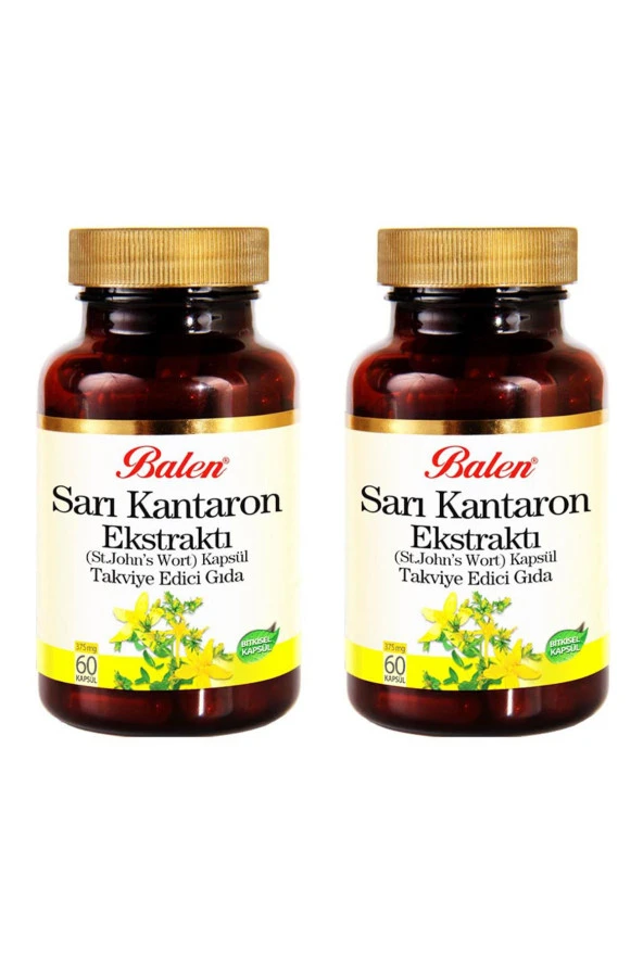 Balen Sarı Kantaron Ekstraktı (St. Johns Wort) 375mg 2x60 Kapsül ürün görseli 1