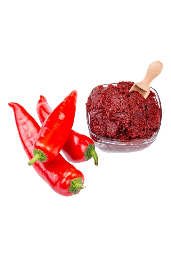 Organik Bitkim Tatlı Biber Salçası El Yapımı (Tuzlu) 500 gr - Resim 4