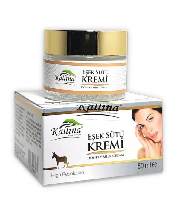 Kallina Eşek Sütü Kremi (Saf,Doğal) 50 ml