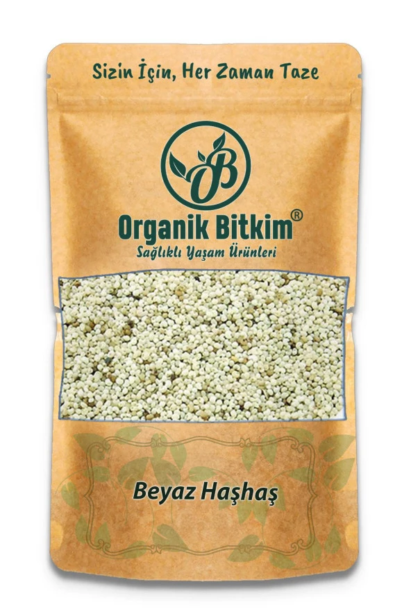 Organik Bitkim Beyaz Haşhaş 250 gr