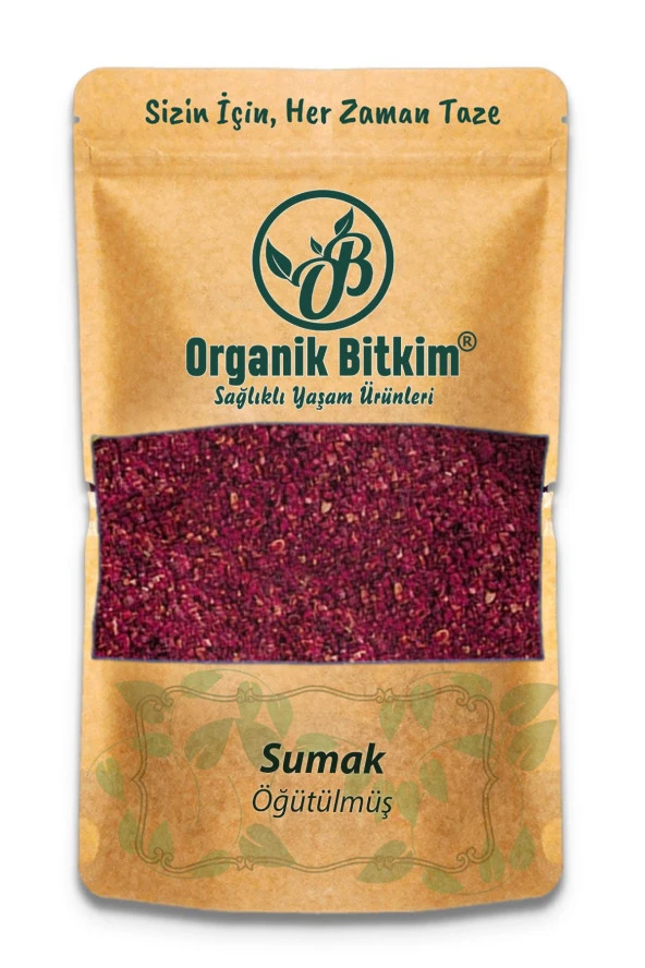 Organik Bitkim Toz Sumak (Öğütülmüş) 500 gr