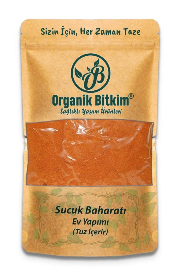 Organik Bitkim Sucuk Baharatı - Ev Yapımı (Tuzlu) 1 kg ürün görseli 1