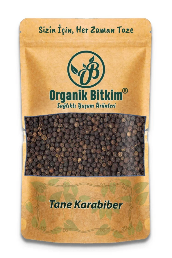 Organik Bitkim Tane Karabiber 500 gr