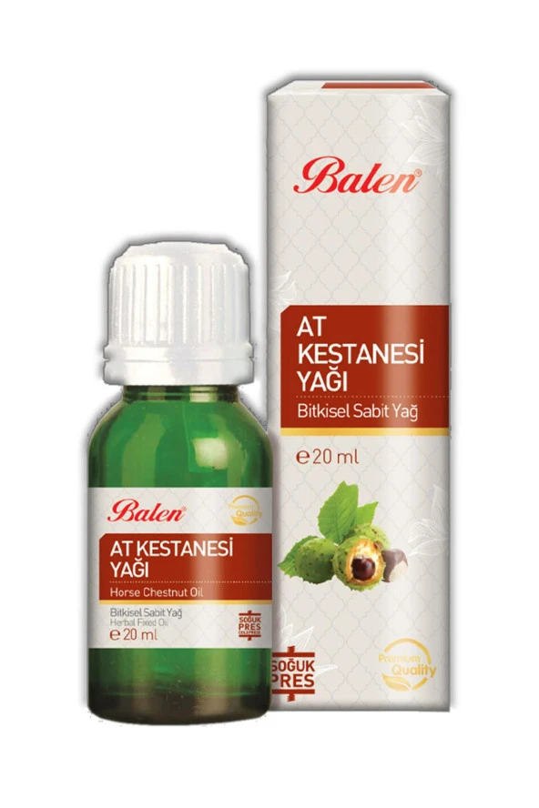 Balen At Kestanesi Yağı (Soğuk Pres) 20 ml 4 Adet - Resim 2