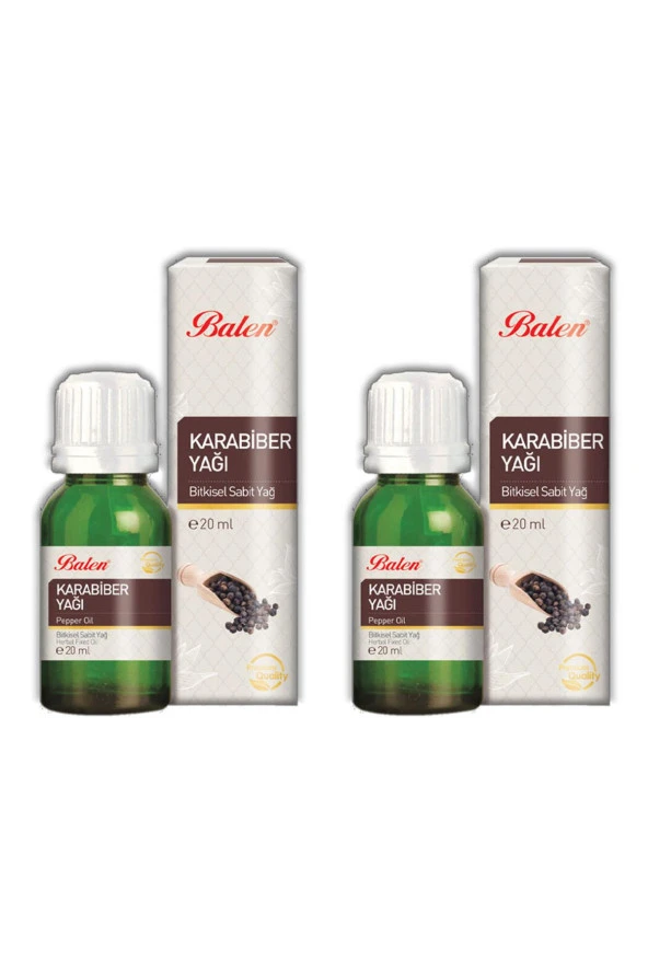 Balen Karabiber Yağı (Maserasyon) 20 ml 2 Adet ürün görseli 1