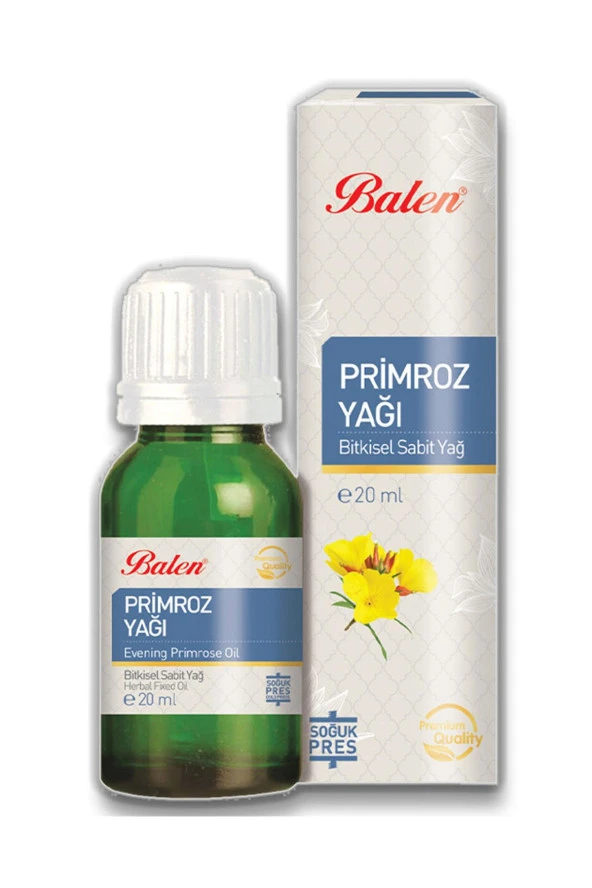Balen Primroz Yağı Soğuk Pres 20 ml 4 Adet - Resim 2