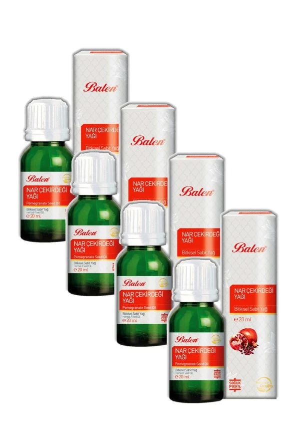 Balen Nar Çekirdeği Yağı Soğuk Pres 20 ml 4 Adet ürün görseli 1