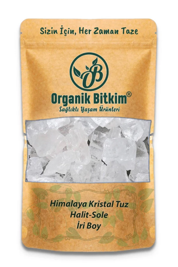 Organik Bitkim Halit Sole Himalaya Tuz Kristal 2000 gr