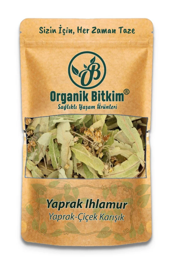 Organik Bitkim Ihlamur Yaprak - Yeni Mahsul, Doğal, Taze 50 gr