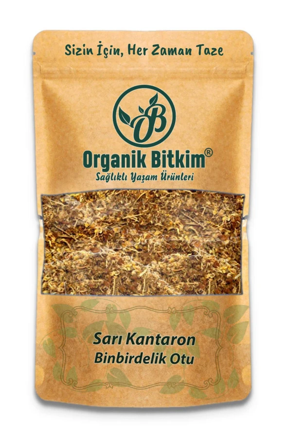 Organik Bitkim Sarı Kantaron Çiçeği - Binbirdelik Otu 500 gr ürün görseli 1