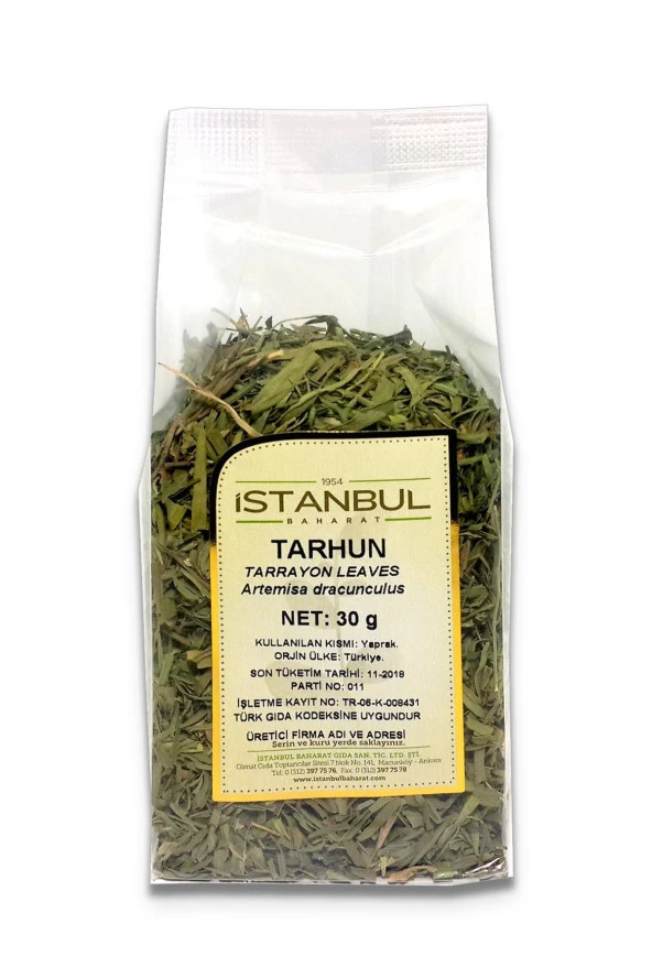 İstanbul Baharat Tarhun 30 gr x 5 Adet - Resim 2