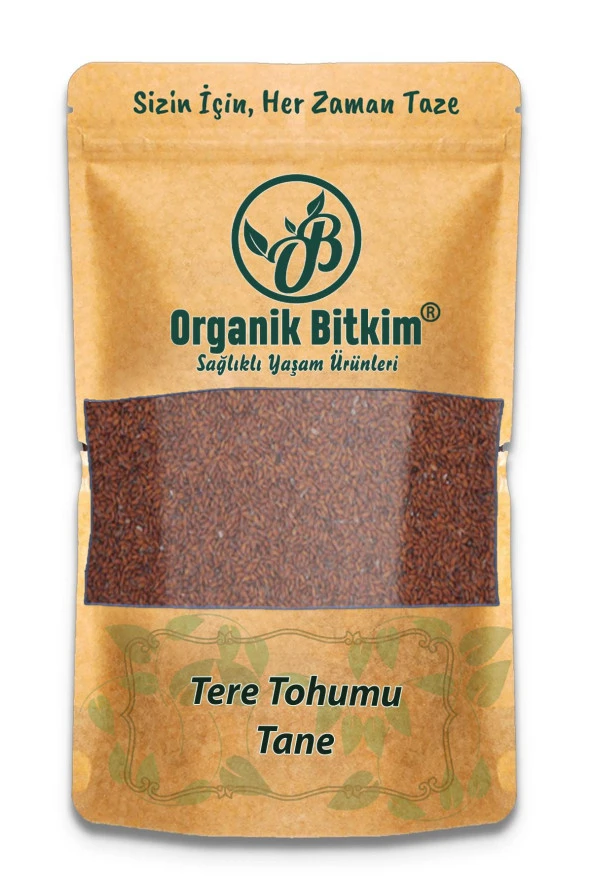 Organik Bitkim Tane Tere Tohumu 150 gr ürün görseli 1