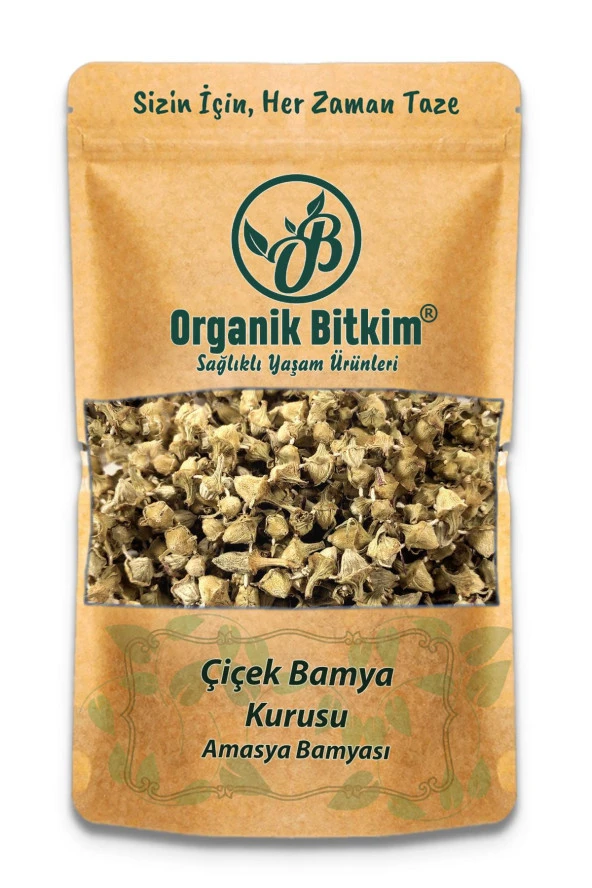 Organik Bitkim Çiçek Bamya Kurusu (Amasya Bamyası) 250 gr ürün görseli 1