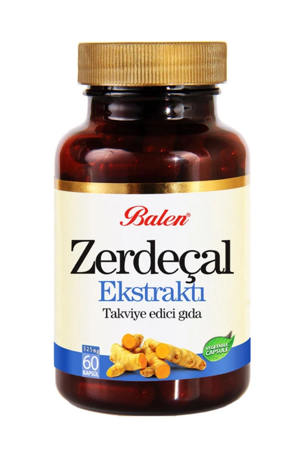 Balen Zerdeçal Ekstraktı 325 mg 60 Kapsül x 3 Adet - Resim 2