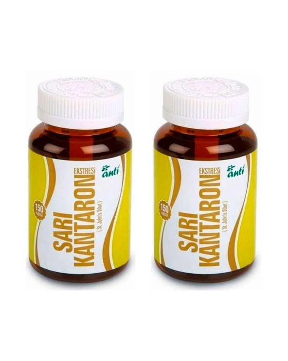 Anti Sarı Kantaron Ekstresi (St.Johns Worth) 45 Kapsül x 2 Adet