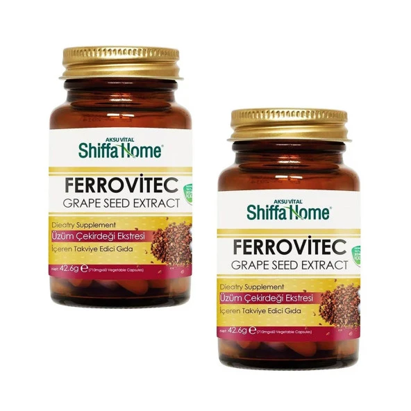 Shiffa Home (Aksuvital) Ferrovitec 710 mg 60 kapsül x 2 Adet