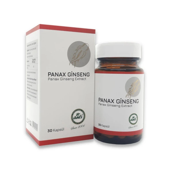 Anti Panax Ginseng Ekstresi(12 ginsenosides) 30 Kapsül