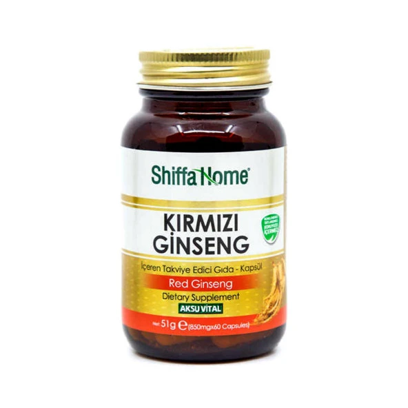 Shiffa Home (Aksuvital) Kırmızı Ginseng 850 mg 60 Kapsül x 2 Adet - 2