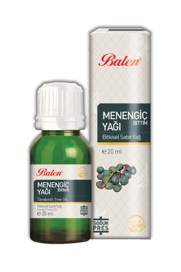 Balen Menengiç (Bıttım-Çitlenbik) Yağı Soğuk Pres 20 ml 4 Adet - Resim 2