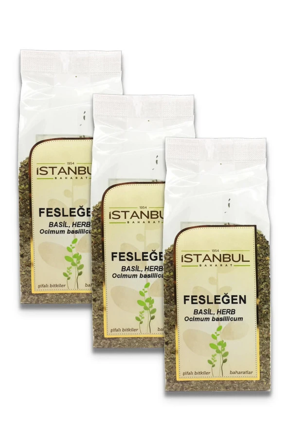 İstanbul Baharat Fesleğen 3x70 gr ürün görseli 1
