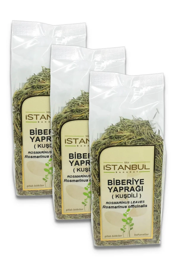 İstanbul Baharat Biberiye Yaprağı (Kuşdili) 80 gr x 3 Adet ürün görseli 1