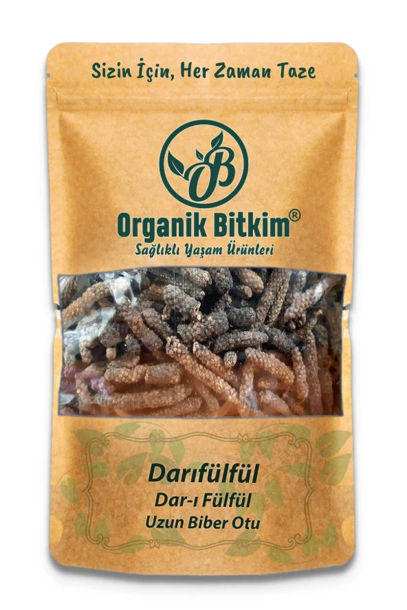 Organik Bitkim Dar-ı Fülfül (Uzun Biber) 100 gr ürün görseli 1