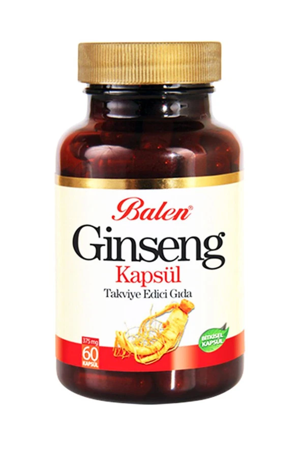 Balen Kırmızı Ginseng 375 MG 60 Kapsül ürün görseli 1