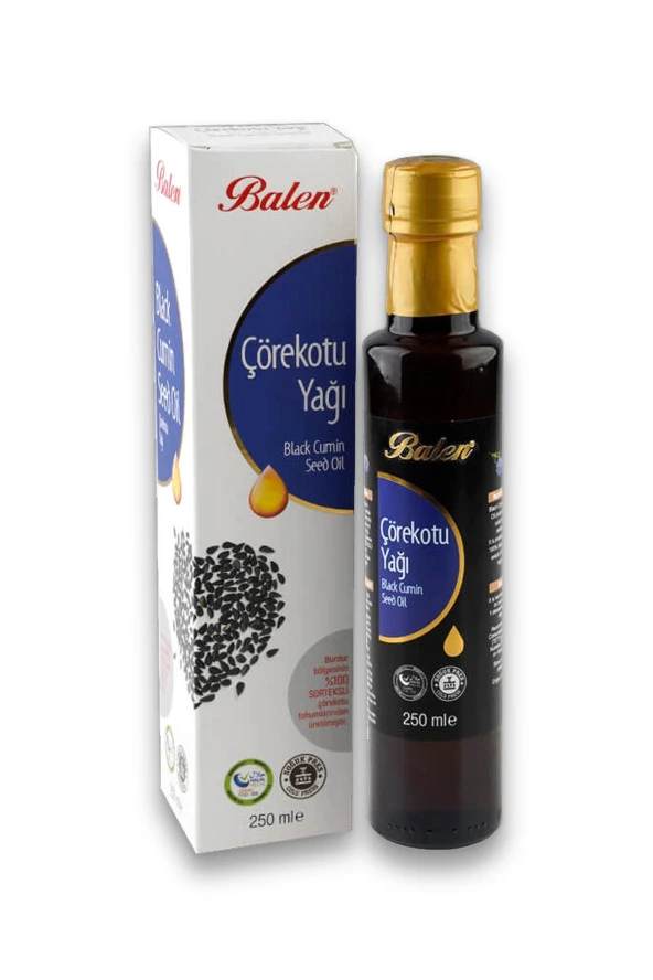 Balen Çörek Otu Yağı Soğuk Pres 3 x 250 ml - Resim 2