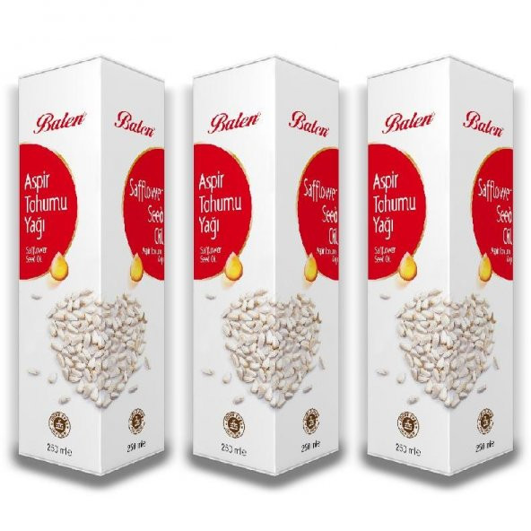 Balen CLA - Aspir Tohumu Yağı 250 ml x 3 Adet