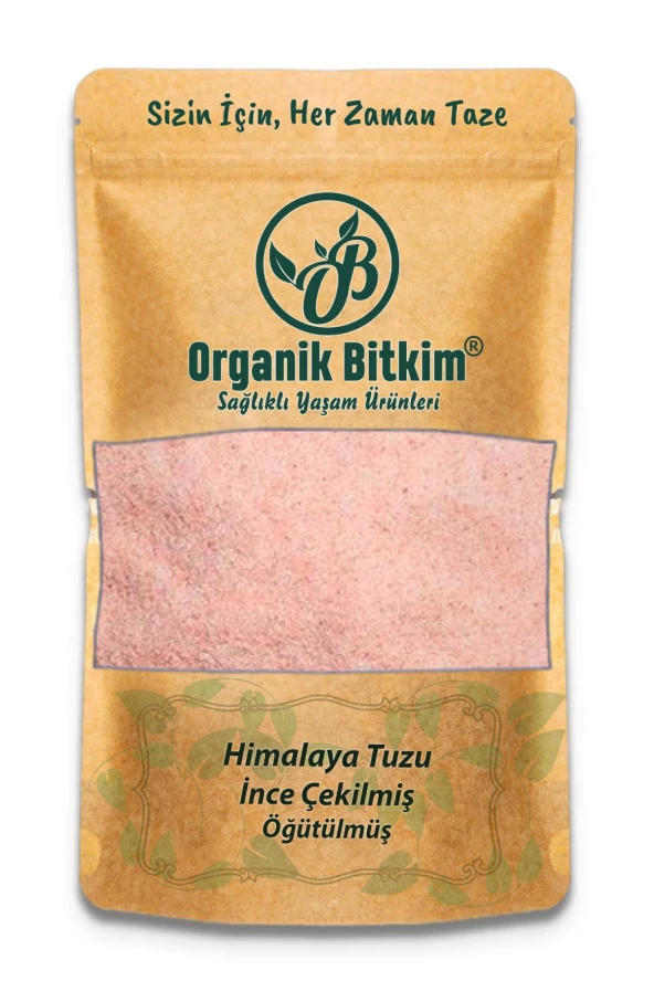 Organik Bitkim Himalaya Tuzu Toz - Pembe Orjinal 1000 gr x 2 Adet