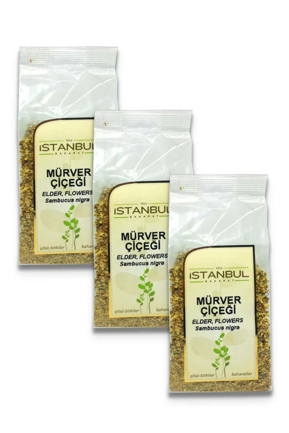 İstanbul Baharat Mürver Çiçeği 50 gr x 3 Adet ürün görseli 1
