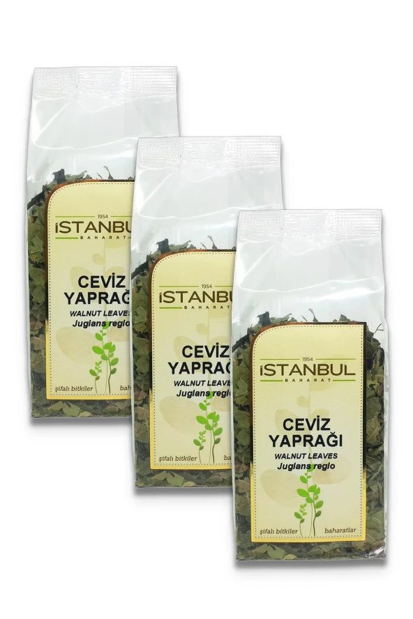 İstanbul Baharat Ceviz Yaprağı 3x50 gr