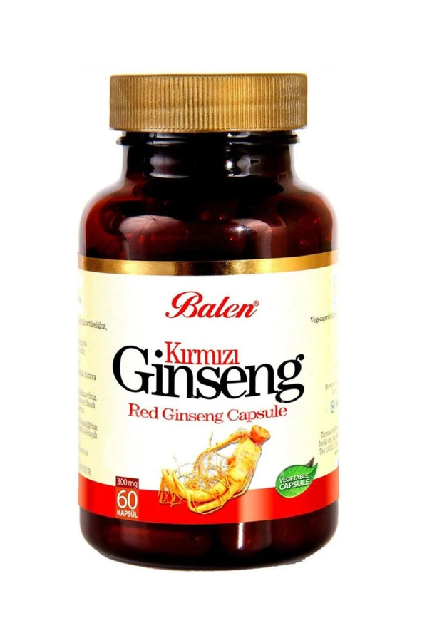 Balen Kırmızı Gınseng 375 Mg 60 Kapsül+Ginko Biloba 600 Mg 60 Tab - Resim 3