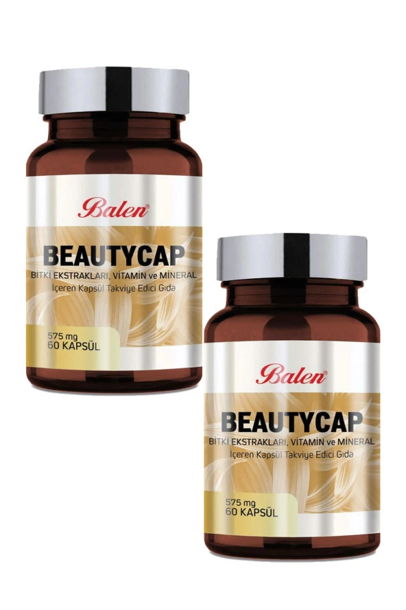Balen Beautycap Bitki Ekstraktı-Vitamin-Mineral 60 Kapsül x 2 Adt