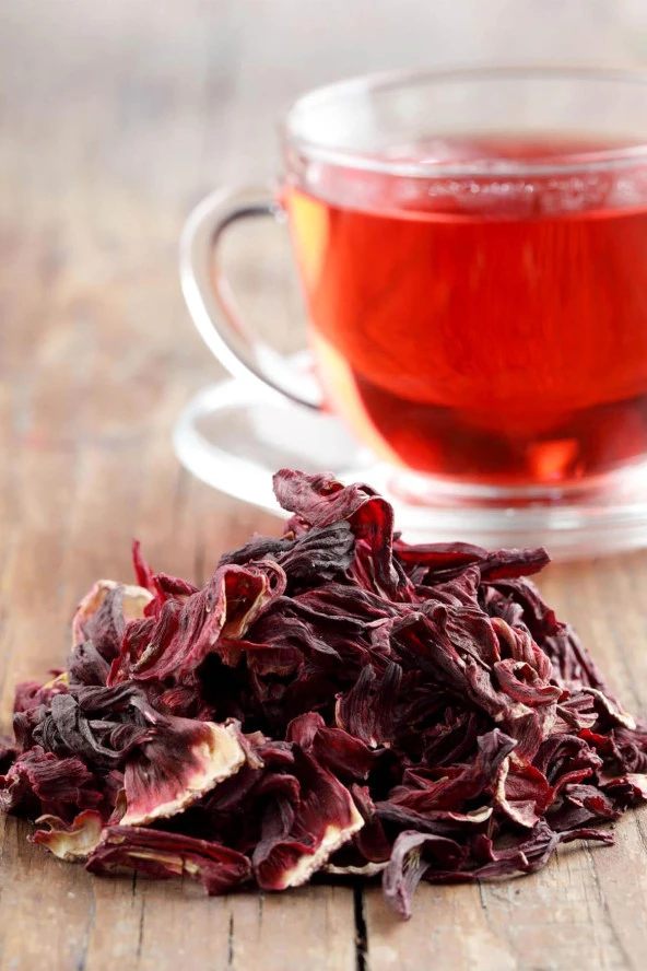 Organik Bitkim Nar Çiçeği (Mekke-Medine Gülü) Hibiskus 500 gr - Resim 3