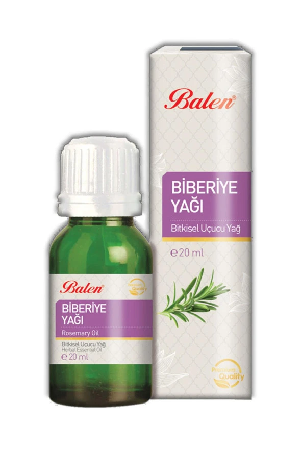 Balen Biberiye Yağı - Distilasyon 20 ml x 2 Adet - 2