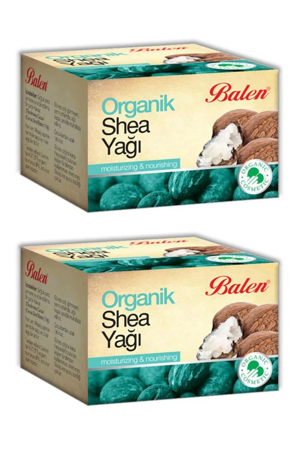 Balen Shea (Butter) Yağı Organik Sertifikalı 50 ml 2 Adet