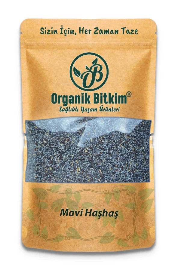Organik Bitkim Mavi Haşhaş 1 kg
