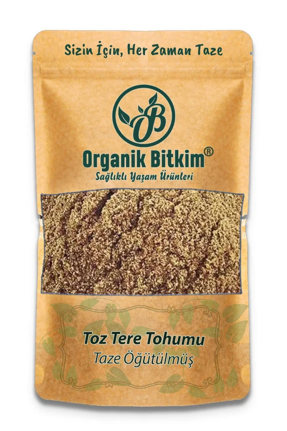 Organik Bitkim Toz Tere Tohumu (Öğütülmüş) 250 gr ürün görseli 1