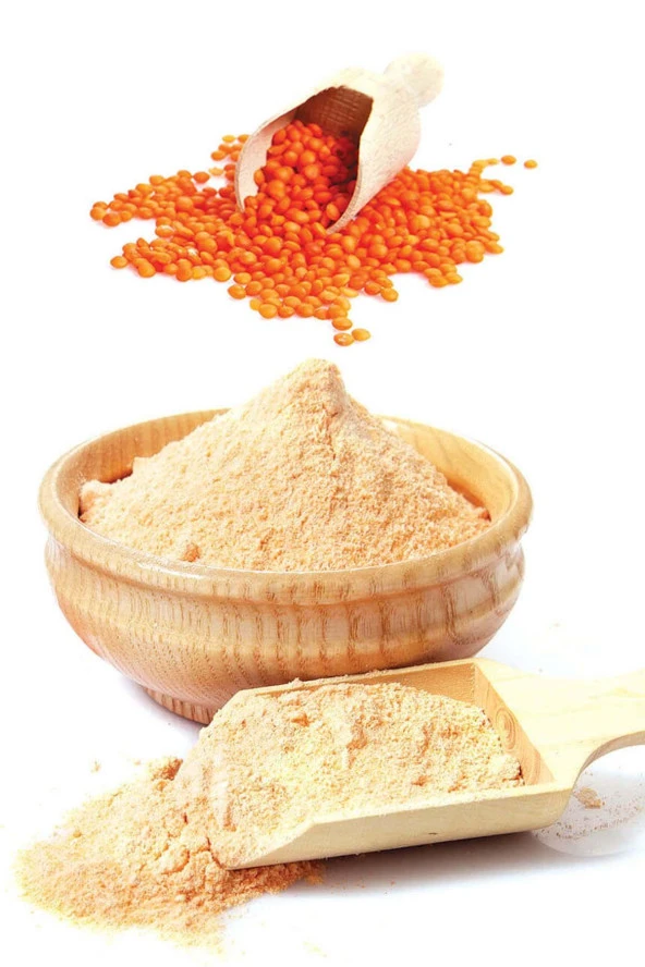 Organik Bitkim Mercimek Unu (Kırmızı Mercimek Un) 1000 gr - Resim 3