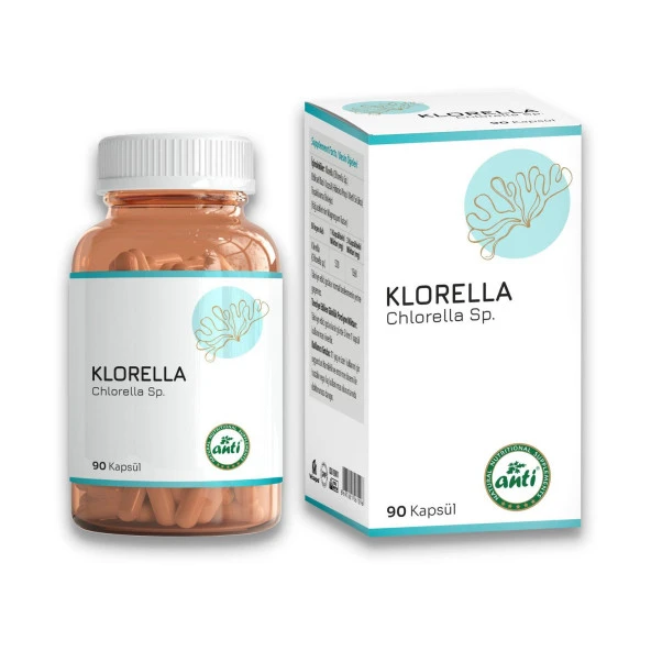 Anti Klorella-Chlorella (Yüksek Mavi Yeşil Alg Yosun) 2x90 Kapsül - Resim 2