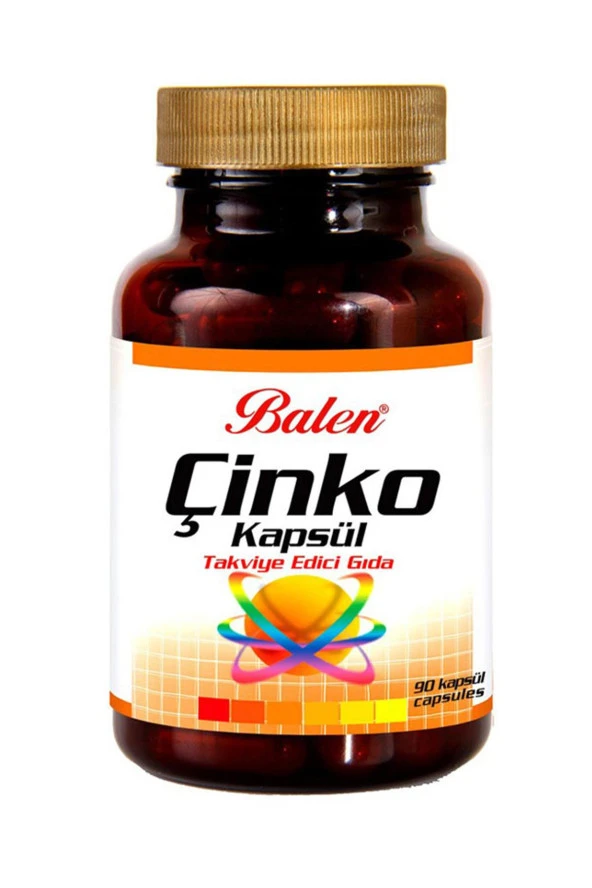 Balen Çinko 90 Kapsül Takviye Edici Gıda x 2 Adet - 2