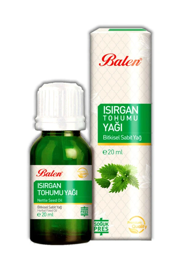 Balen Isırgan Tohumu Yağı Soğuk Pres 20 ml 2 Adet - 2
