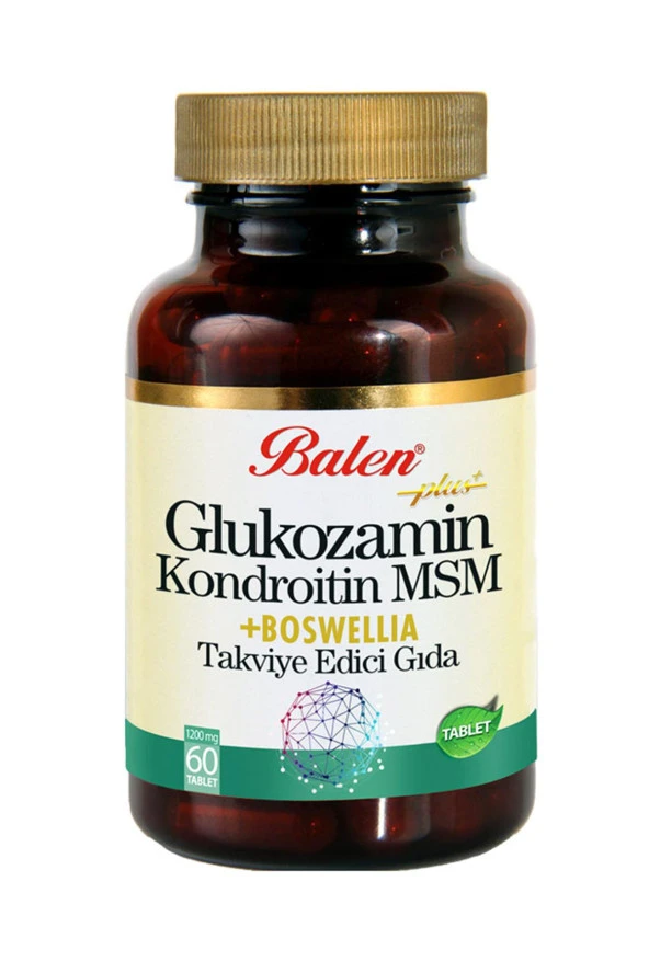 Balen Glukozamn Kondroitin MSM+BOSWELLIA 1200 mg 60 TABLET