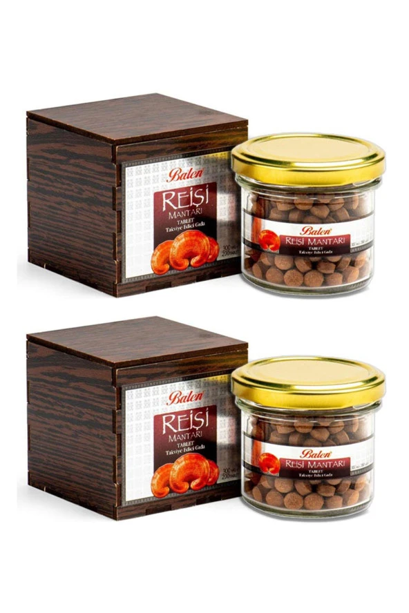 Balen Reishi Mantarı Tablet 300 Mg 200 Adet (Tahta Kutu) x 2 Adet ürün görseli 1