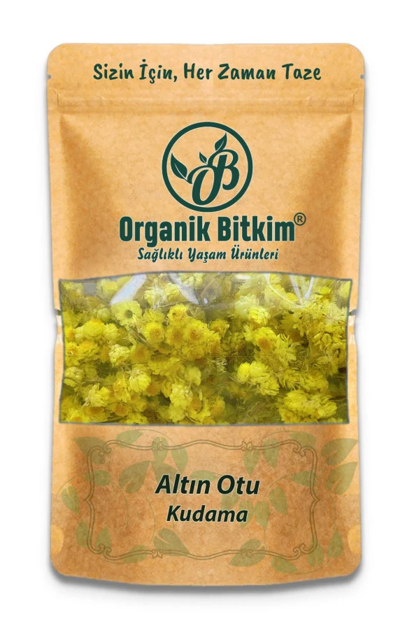 Organik Bitkim Altın Otu - Ölmez Çiçek / Kudama 250 gr